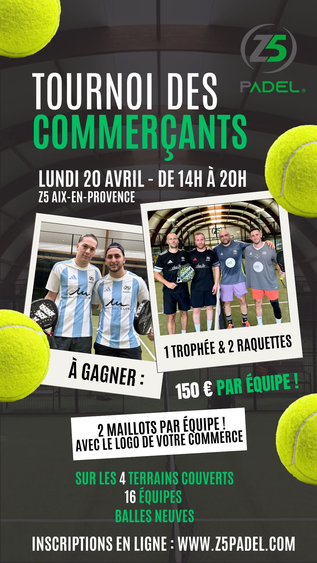 Blue & Green Modern Padel Tournament Your Story (1)